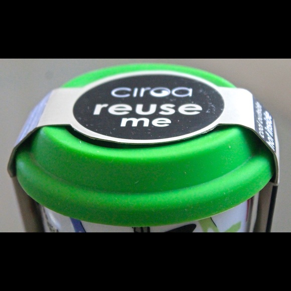 CIROA REUSE ME TRAVEL MUG HIGH HEEL PUMPS SILICON LID COFFEE 10 OZ MULTI COLOR - Picture 2 of 5